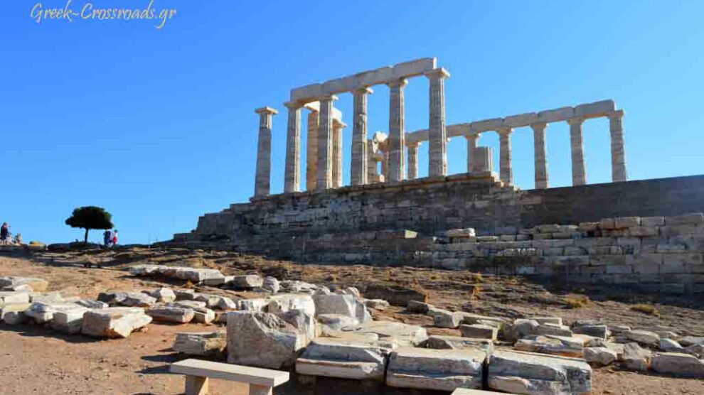 Σούνιο ναός Ποσειδώνα